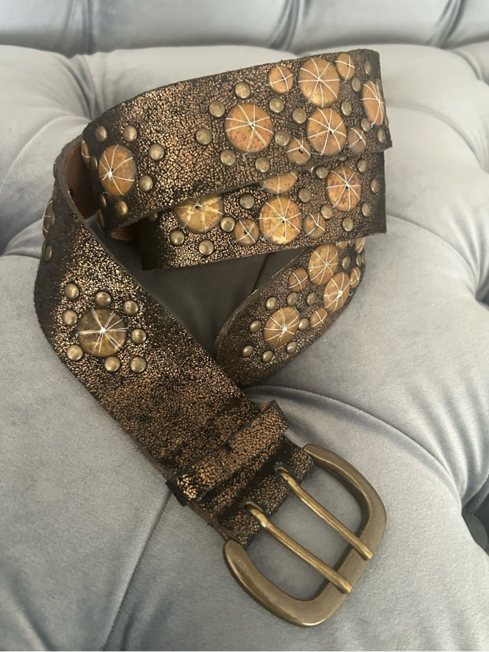 Betsey Johnson BoHo Leather Belt - Picture 2 of 10